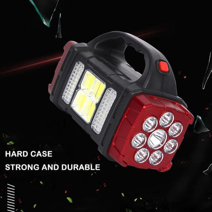 Multifunctional Solar Waterproof Flashlight with USB Charging